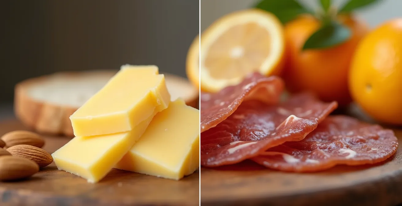 Comparaison visuelle entre aliments à forte et faible signature olfactive pour l'affût