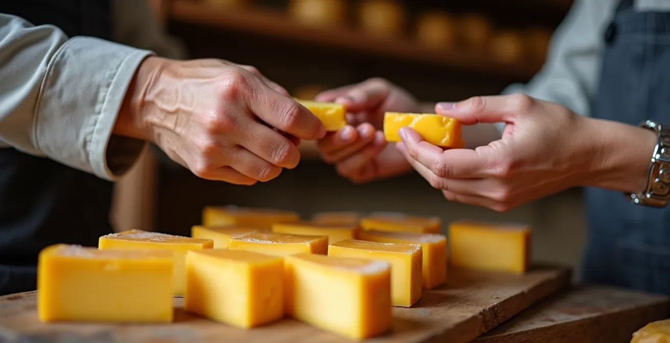 Dégustation respectueuse de fromages à la ferme